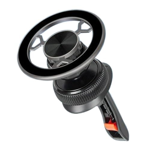 Car Phone Vent Holder - Magnetic Vacuum Stand | Zinc Alloy Mount