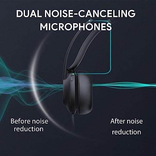 Yealink UH37 USB Headset with Mic for PC Noise Canceling for Office USB-C/A — view 2