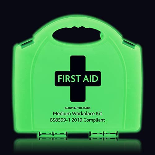 Reliance Medical Medium Glow in The Dark First Aid Kit in Aura Box, 1.25 kg, 10-Count