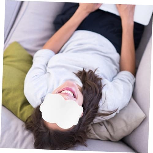 3D Contoured Sleep Eye Mask Adjustable Double Layer Beige — view 6