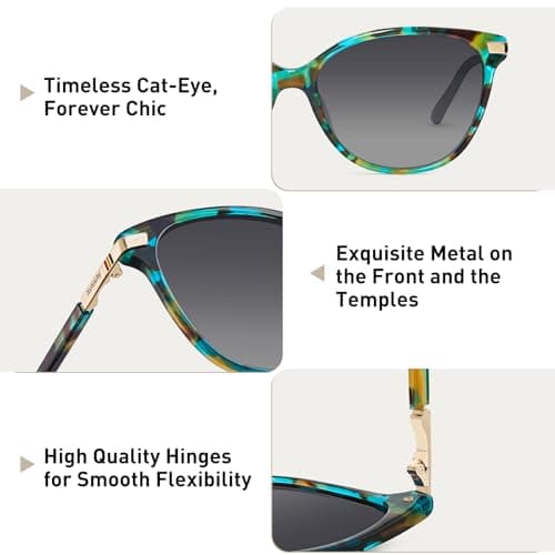 AVAWAY Fashion Sunglasses for Women Polarised UV Protection AV502 — view 5