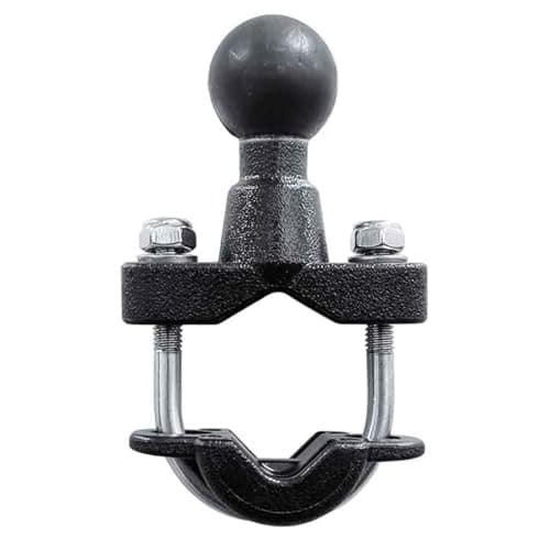 JYTDBCS Motorcycle Handlebar Base Kit with U-Bolt Universal Accessory Black Phone Holder Mount Base — view 3