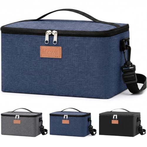 Lifewit 6.4L Insulated Lunch Bag for Men, Waterproof Cool Bag (Dark Blue)