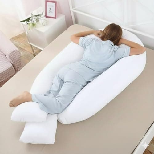GB TEXTILE 9ft Comfort U Pillow - Full Total Body Pregnancy Maternity Support — view 3