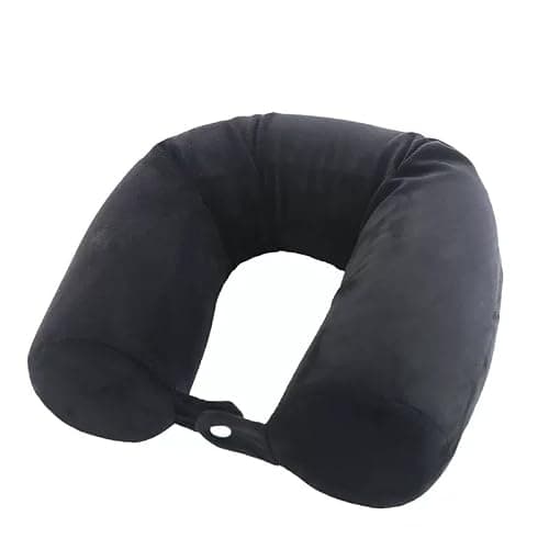 Zambuph Memory Foam U Shaped Pillow Twistable Neck,black,66 * 11 * 11