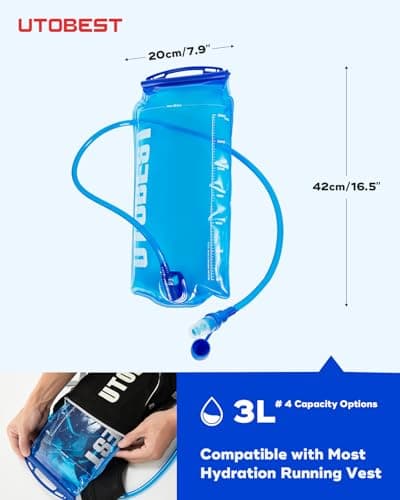 UTOBEST Hydration Bladder 3L Water Bladder for Hiking Backpack — view 4
