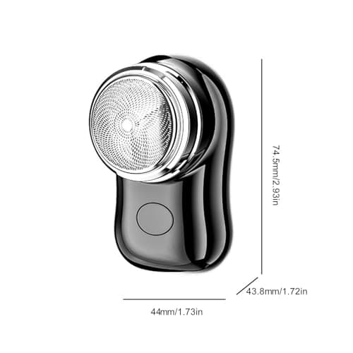 Electric Razor for Men - Portable Electric Shaver with Soft Net, Type-C Charging | Beard Trimmer Face Shaver | Travel-Friendly Design for Business & Family Trips | Men's Grooming — view 4