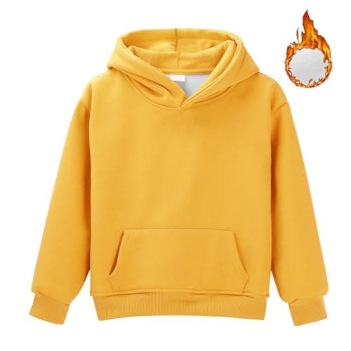 Cocila Fashion Warm Sweatshirt For Comfortable Children's Winter Yellow — view 3