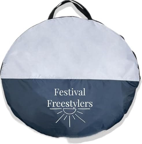 Festival Freestylers 2 person pop up tent, waterproof with sewn in ground sheet, light weight with handy carry case (Blue) — view 5