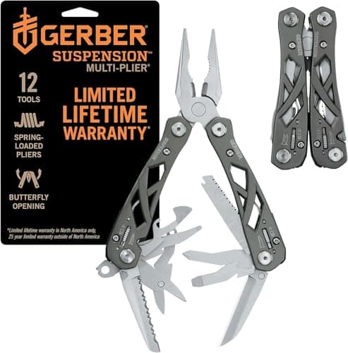 Gerber Suspension Multi-Tool with Nylon Sheath and 12 Functions