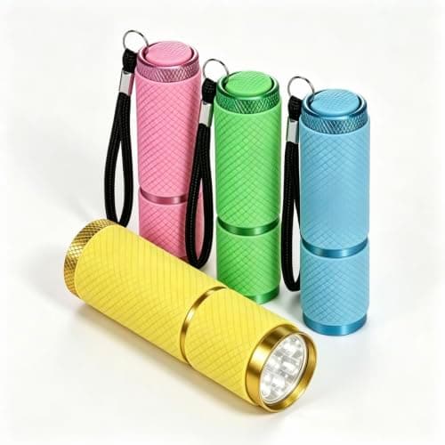 4 Pack Mini Battery Torches, Camping Essentials for Hiking & Outdoor Use