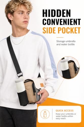 Cwatcun Camera Shoulder Bag, Waterproof Camera Sling Case for Photographers — view 6