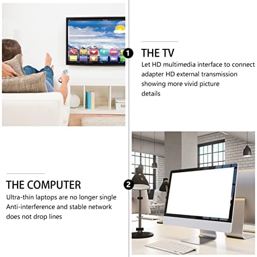 Plastic 4 Ports USB 2.0 Hub Abs Computer Cable Adapter — view 3