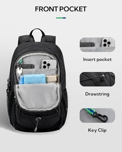 Waterfly 20L Hiking Backpack with Chest Strap, Small Rucksack for Men Women — view 5