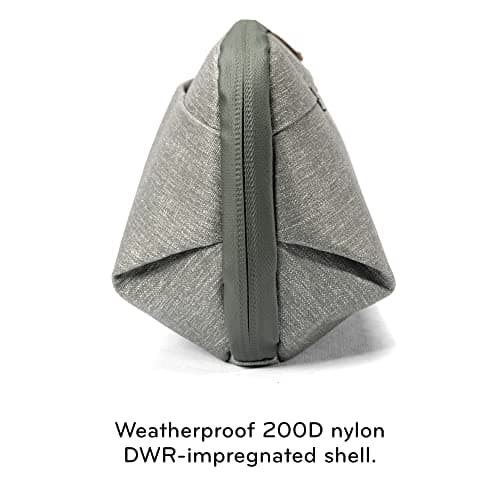 Peak Design Small Wash Pouch, Coyote, Ocean Edition, Travel Toiletry Bag, Upright or Hanging Dopp Kit with Pockets, Magnetic Toothbrush Pocket, Wide UltraZip Opening, Toiletry Bag for Men and Women — view 3