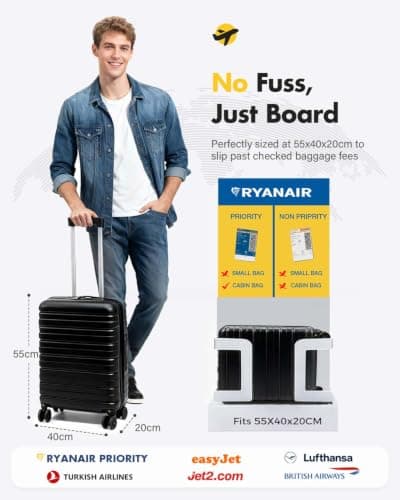 Lekesky Cabin Suitcase 55x40x20 — view 2