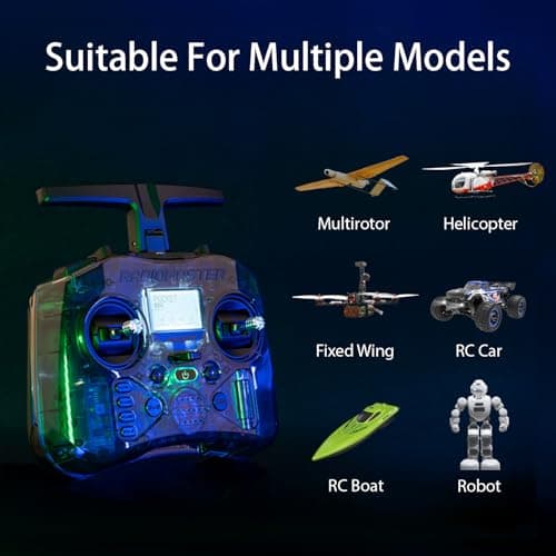 Radiomaster Pocket ELRS Transmitter, Hall Gimbal Portable Mode2 (Charcoal) — view 3