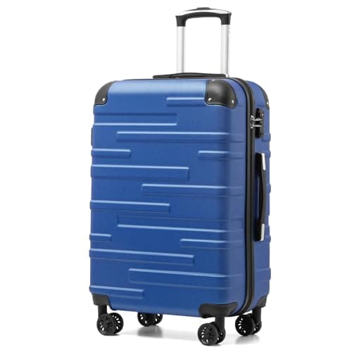 COOLIFE Medium Suitcase 24 inch, ABS Hardshell Luggage mit TSA Lock, 67 cm