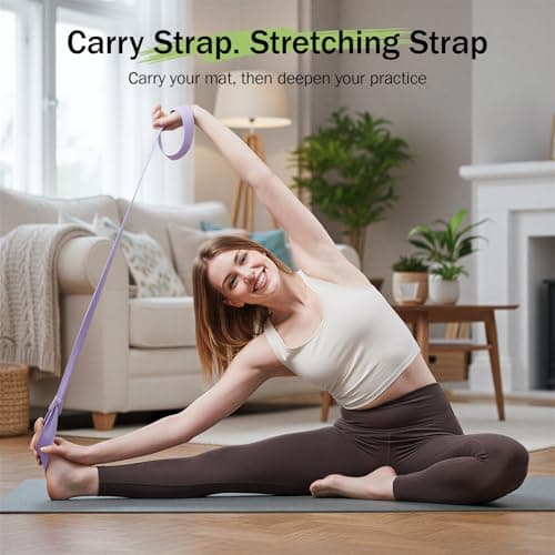 Slim Panda Yoga Mat Straps for Carrying, Adjustable Yoga Mat Carrier (Yoga Mat Not Included) — view 5