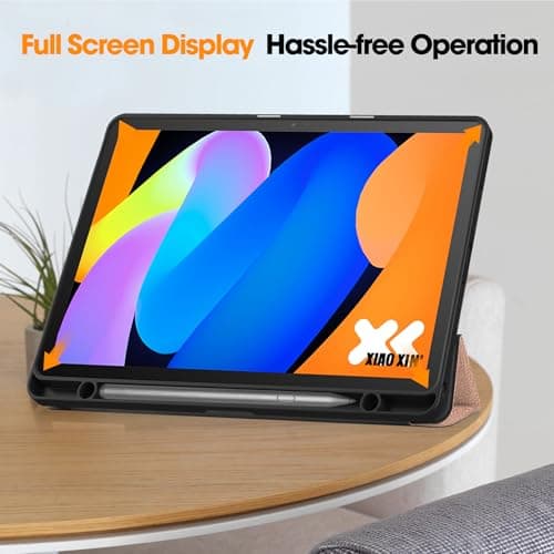 YRH for Lenovo Idea Tab 11 inch Case 2025 with Pen Holder, Back Soft TPU Protective Tablet Cover with Auto Sleep/Wake (Rose Gold) — view 5
