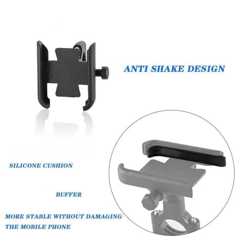 Motorcycle Handlebar Back Mirror Mobile Phone Holder For Piaggio Vespa GTS GTV 50 150 250 300 300ie Motorcycle Accessories(Silver,Mirror Holder) — view 6