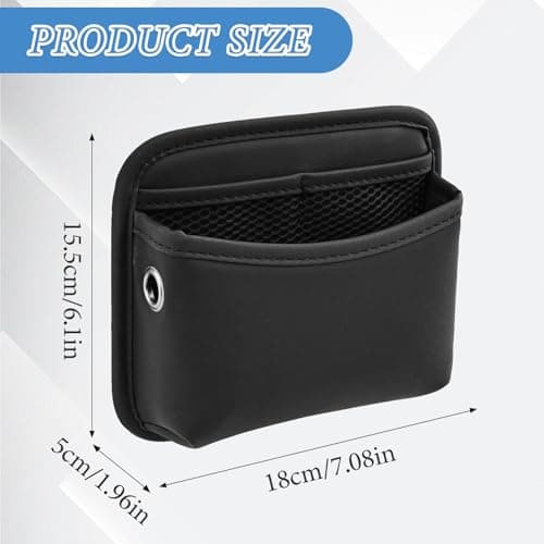 TEUYOE PU Leather Car Side Pocket Organizer, for Cars, SUVs & Trucks — view 2