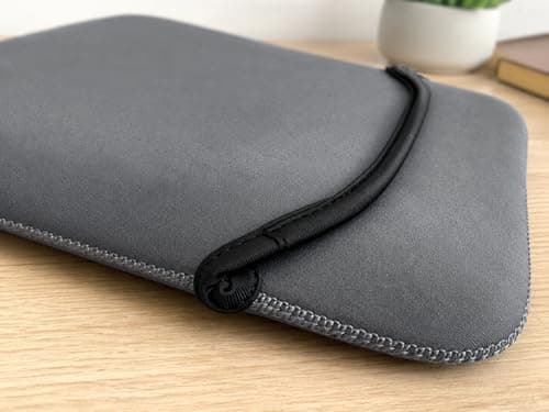 AKORD 10-Inch Protective Soft Sleeve Pouch Case For Tablet, Netbook, Small Laptop, Grey — view 2