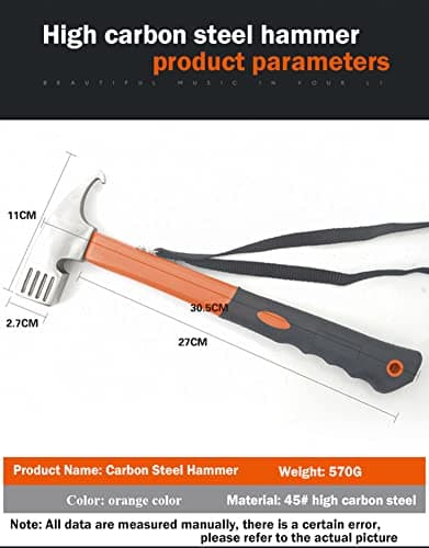 Camping Hammer Heavy Duty with Tent Stake Remover, 12" — view 2