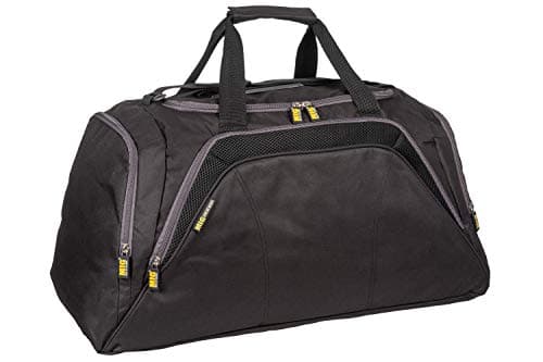 Large Sports & Travel Holdall Duffle Bag – 82L, Adjustable Shoulder Strap, Multiple Compartments | Mens Travel Bag for Gym & Trips