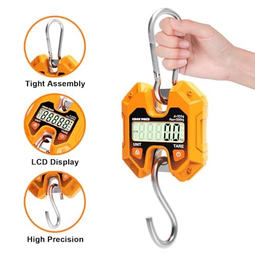 GRAM PRES Digital Hanging Scale 660LB/300KG — view 2
