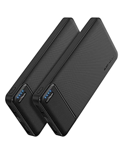 AsperX 2-Pack Power Bank Portable Charger Fast Charging 10000mAh