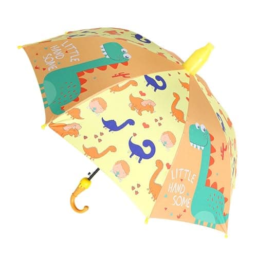 Alomejor Children Umbrella Cute Automatic 8 Ribs Toddler Sunshade for School Travel Compact Lightweight 210T Material — view 4