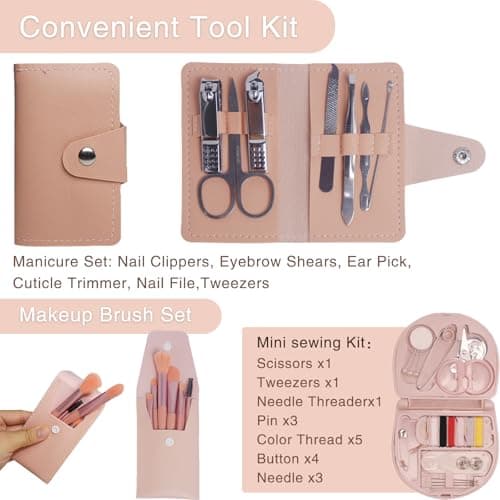 Bridal Wedding Emergency Kit with 30+ Essentials and Makeup Bag for Bride — view 4