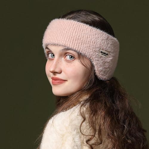 Rukjmqi Noise Reduction Ear Muffs Soundproof Earmuffs For Sleeping Faux Mink Hair Soft Noise Cancelling Ear Muffs Lightweight Ear Defenders For Kids Adults, Portable Winter Warm Noise Reduction Ea — view 3