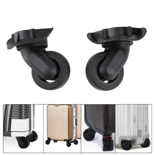 Luggage Case Wheels A84 Caster Replace Good Flexibility with The Casters You Can Turn The Case Direction Ly Ment Wheels for Suitcase Repair Part Replacement Fabric — view 3