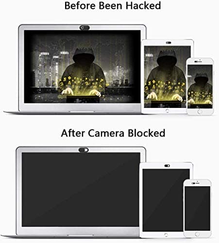 ivoler [Set of 8 Webcam Covers, Slider Camera Cover, Ultra Thin Webcam Cover, Privacy Protection Camera Cover for Laptop, PC, Smartphones, Tablets, etc. (Black) — view 5