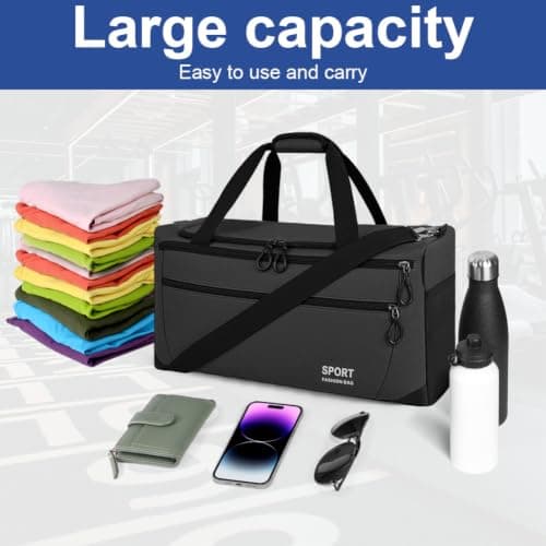 OSDUE 40L Sports Duffle Bag,Lightweight Weekend Overnight Bag for Women Men — view 4