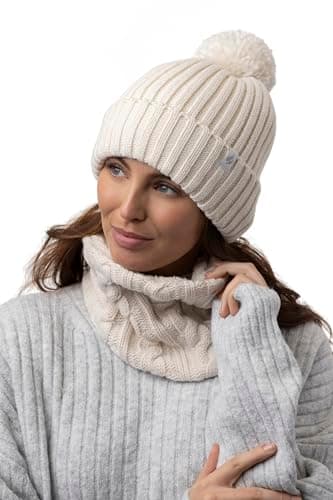 HEAT HOLDERS - Women's Thermal Winter Neck Warmer - 3.5 tog - One size (Cream) — view 3