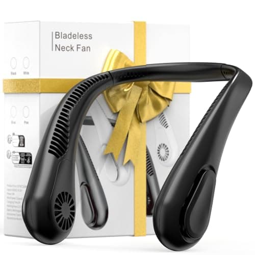 Amacool Bladeless Neck Fan, Father Day Gifts, Gifts for Him Father Dad Husband, Wearable Cooling Neck Fan Rechargeable for Women Men, Hot Flashes Golf Sports Cruise Beach Travel Essential 2026