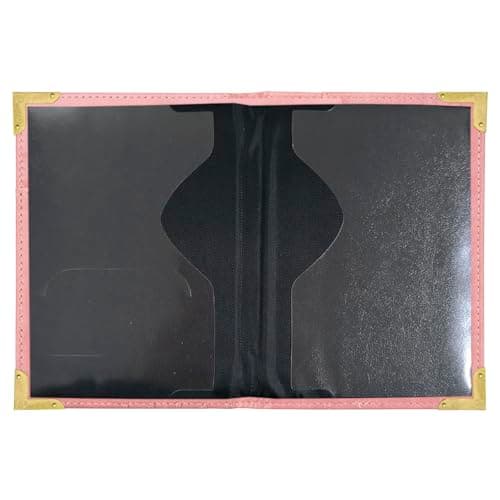 FACATH Passport Cover Holiday Essentials UK Passport Holder Minimalist Wallet British Travel Accesaries Ireland Card Holder (Pink) — view 4