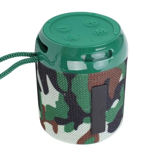 GOWENIC Mini Bluetooth Speaker for Travel & Outdoor (Camo Green)