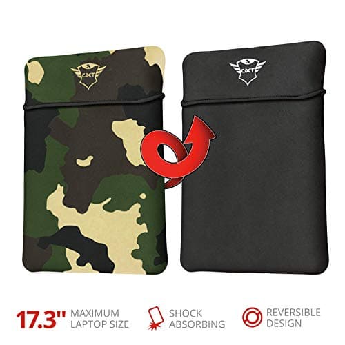 Trust Gaming GXT 1244C Lido 17.3 Inch Laptop Sleeve - Jungle Camo — view 2