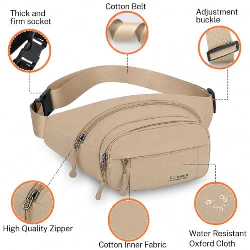 Bumbag Fanny Pack for Women,Waterproof Men Waist Bag — view 3