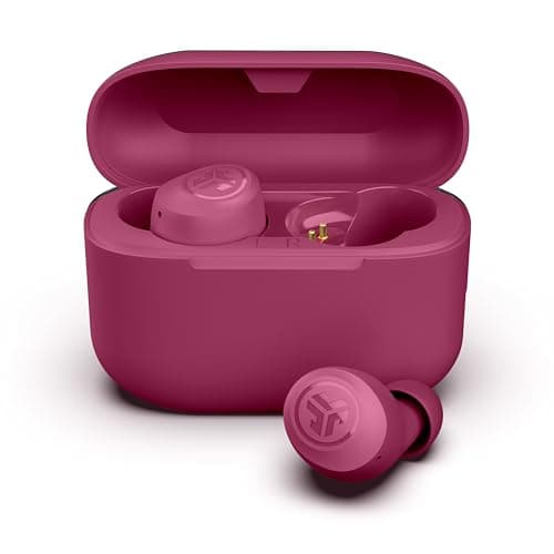 JLab Go Air Pop+ True Wireless Earbuds with Mic - Bluetooth, Dark Pink