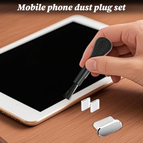 USB C Cover | 2 Piece Protector Cell Phone Accessories, Charging Port Dust Plug Type C Cover - Designed for Women, Men, Daily Life, Home, Outdoor Pool, Travel, Office, Commuting to Work — view 3