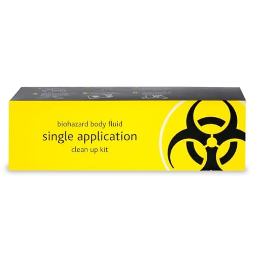 Reliance Medical Biohazard Body Spills Kit 1 Application - Prevention and Clean Up for Infectious Materials Contained in Blood, Vomit, Urine, Mucus, Faeces and Semen - Single-Use — view 2