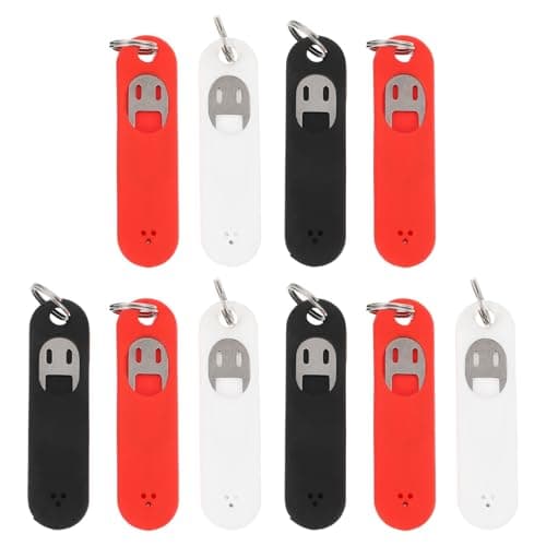 NUOBESTY 10pcs Sim Opener Pin Set for Mobile Phone Cards, Iron Silicone