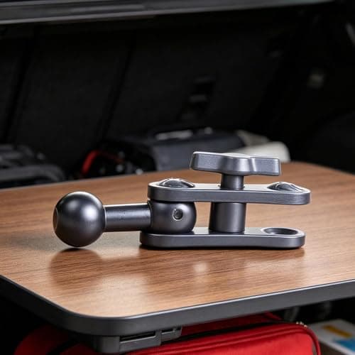 17mm Ball Joint Extension Arm - Female to Male Head Adapter, Universal Car Phone Holder Base | Tight Fit Bump-Resistant Mounting Bracket for Dashboard, Air Vent, Travel, Hands-Free Calling — view 2