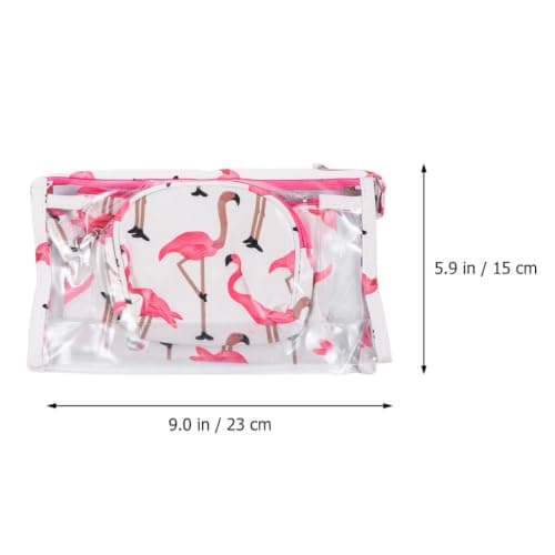 Travel Cosmetic Storage Bag Large Capacity Portable White PU — view 2