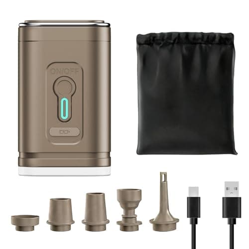 Electric Airbed Pump, Rechargeable Mini Air Inflator for Inflatables